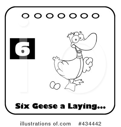 Goose Clipart #434442 by Hit Toon