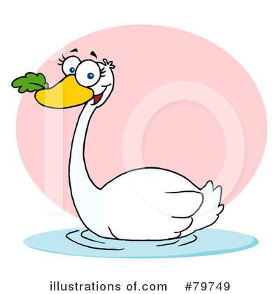Swans Clipart #79749 by Hit Toon
