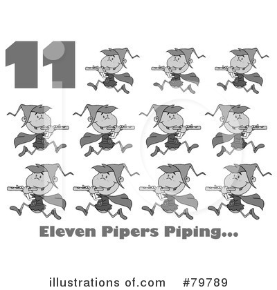 Pipers Clipart #79789 by Hit Toon