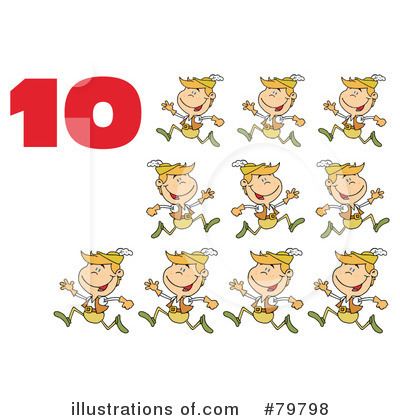 Royalty-Free (RF) Twelve Days Of Christmas Clipart Illustration by Hit Toon - Stock Sample #79798
