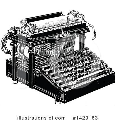 Typewriter Clipart #1429163 by Prawny Vintage