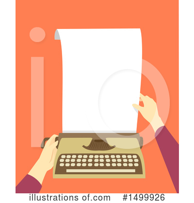 Typewriter Clipart #1499926 by BNP Design Studio