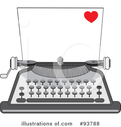 Typewriter Clipart #93788 by Maria Bell