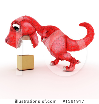 Royalty-Free (RF) Tyrannosaurus Rex Clipart Illustration by KJ Pargeter - Stock Sample #1361917