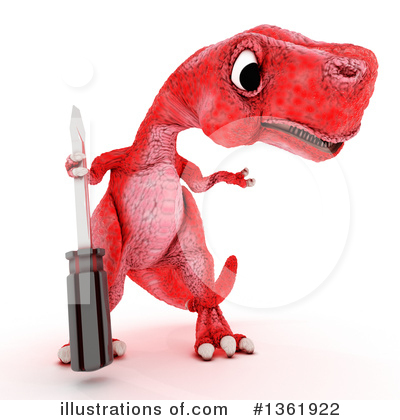 Royalty-Free (RF) Tyrannosaurus Rex Clipart Illustration by KJ Pargeter - Stock Sample #1361922