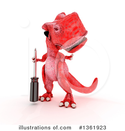 Royalty-Free (RF) Tyrannosaurus Rex Clipart Illustration by KJ Pargeter - Stock Sample #1361923