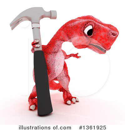 Royalty-Free (RF) Tyrannosaurus Rex Clipart Illustration by KJ Pargeter - Stock Sample #1361925