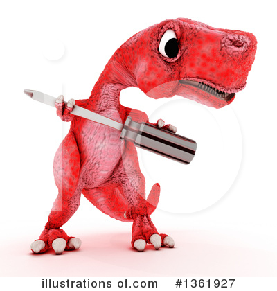 Royalty-Free (RF) Tyrannosaurus Rex Clipart Illustration by KJ Pargeter - Stock Sample #1361927