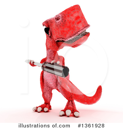 Royalty-Free (RF) Tyrannosaurus Rex Clipart Illustration by KJ Pargeter - Stock Sample #1361928