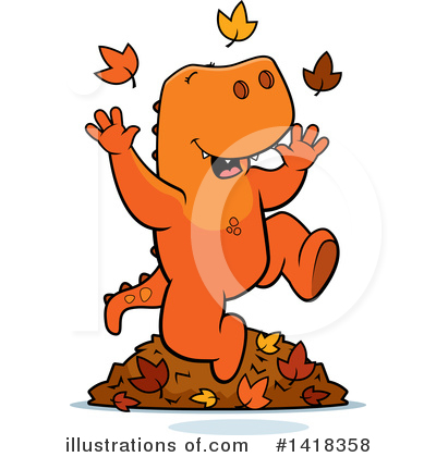 T Rex Clipart #1418358 by Cory Thoman