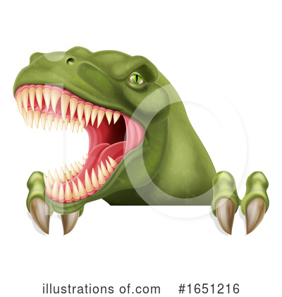 Royalty-Free (RF) Tyrannosaurus Rex Clipart Illustration by AtStockIllustration - Stock Sample #1651216