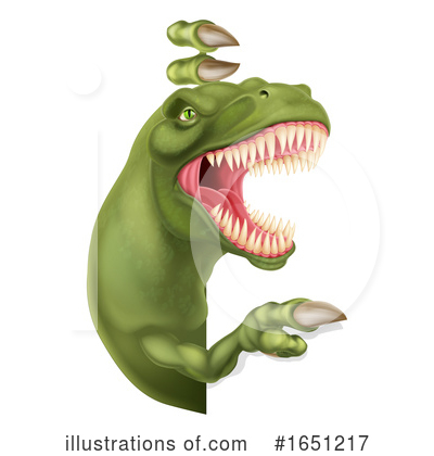 Royalty-Free (RF) Tyrannosaurus Rex Clipart Illustration by AtStockIllustration - Stock Sample #1651217