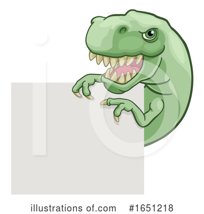 Royalty-Free (RF) Tyrannosaurus Rex Clipart Illustration by AtStockIllustration - Stock Sample #1651218