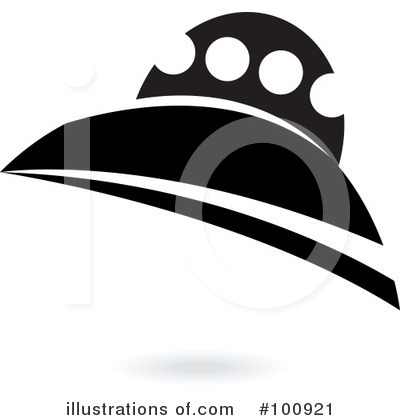 Royalty-Free (RF) Ufo Clipart Illustration by cidepix - Stock Sample #100921