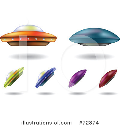 Royalty-Free (RF) Ufo Clipart Illustration by cidepix - Stock Sample #72374