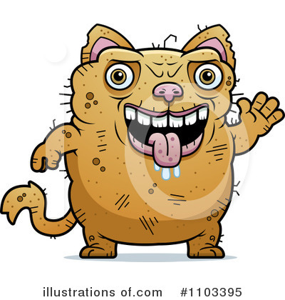 Cat Clipart #1103395 by Cory Thoman