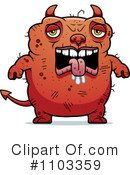 Ugly Devil Clipart #1103359 by Cory Thoman