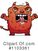 Ugly Devil Clipart #1103361 by Cory Thoman