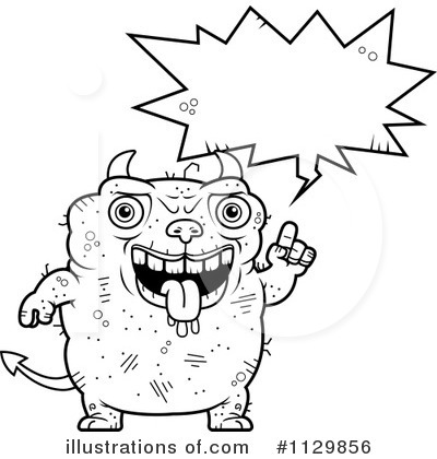 Ugly Devil Clipart #1129856 by Cory Thoman