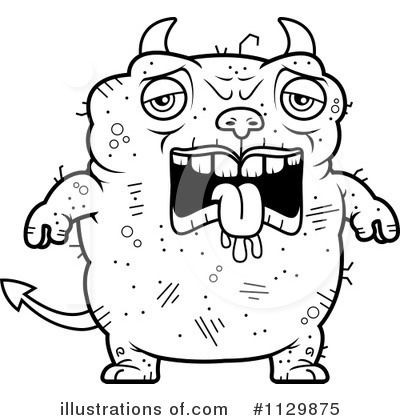 Ugly Devil Clipart #1129875 by Cory Thoman