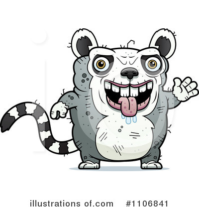 Lemur Clipart #1106841 by Cory Thoman