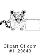 Ugly Lemur Clipart #1129849 by Cory Thoman