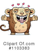 Ugly Monkey Clipart #1103383 by Cory Thoman