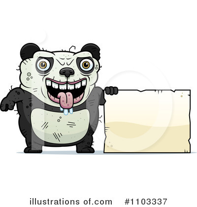 Royalty-Free (RF) Ugly Panda Clipart Illustration by Cory Thoman - Stock Sample #1103337