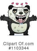 Ugly Panda Clipart #1103344 by Cory Thoman