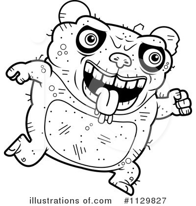 Royalty-Free (RF) Ugly Panda Clipart Illustration by Cory Thoman - Stock Sample #1129827