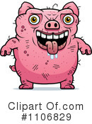Ugly Pig Clipart #1106829 by Cory Thoman