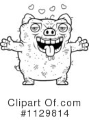 Ugly Pig Clipart #1129814 by Cory Thoman