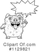 Ugly Pig Clipart #1129821 by Cory Thoman