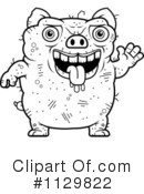 Ugly Pig Clipart #1129822 by Cory Thoman
