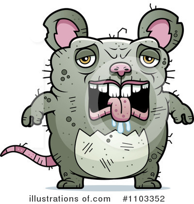 Ugly Rat Clipart #1103352 by Cory Thoman