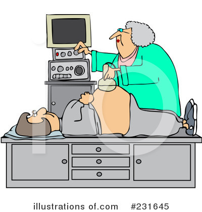Royalty-Free (RF) Ultrasound Clipart Illustration by djart - Stock Sample #231645