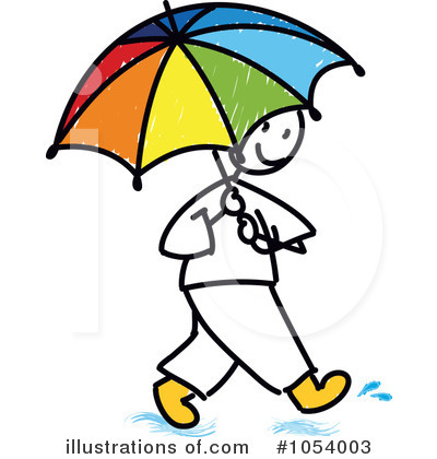 Royalty-Free (RF) Umbrella Clipart Illustration by Frog974 - Stock Sample #1054003