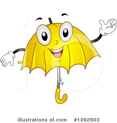 Royalty-Free (RF) Umbrella Clipart Illustration by BNP Design Studio - Stock Sample #1092803