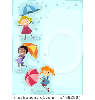 Umbrellas Clipart #1092804 by BNP Design Studio