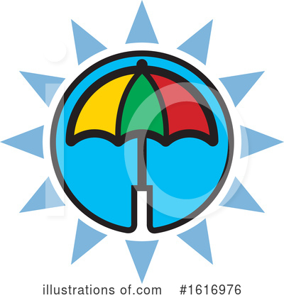 Royalty-Free (RF) Umbrella Clipart Illustration by Lal Perera - Stock Sample #1616976