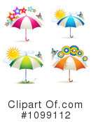 Umbrellas Clipart #1099112 by merlinul