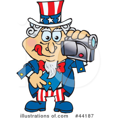 Uncle Sam Character Clipart #44187 by Dennis Holmes Designs