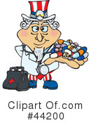 Uncle Sam Character Clipart #44200 by Dennis Holmes Designs