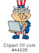 Uncle Sam Character Clipart #44205 by Dennis Holmes Designs