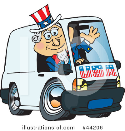 Driving Clipart #44206 by Dennis Holmes Designs