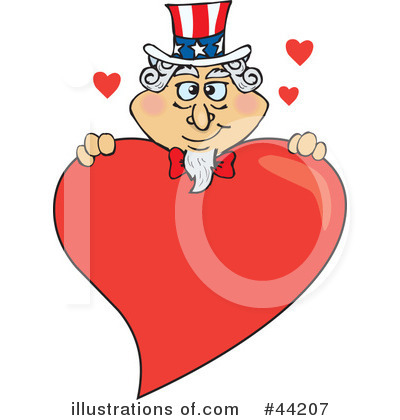 United States Clipart #44207 by Dennis Holmes Designs