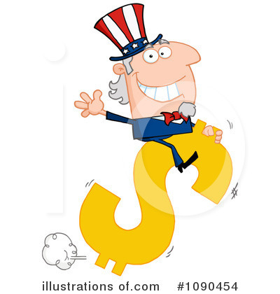 Royalty-Free (RF) Uncle Sam Clipart Illustration by Hit Toon - Stock Sample #1090454
