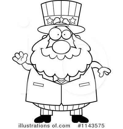 Royalty-Free (RF) Uncle Sam Clipart Illustration by Cory Thoman - Stock Sample #1143575
