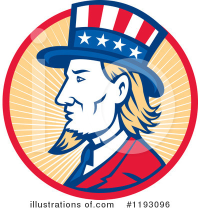 Royalty-Free (RF) Uncle Sam Clipart Illustration by patrimonio - Stock Sample #1193096