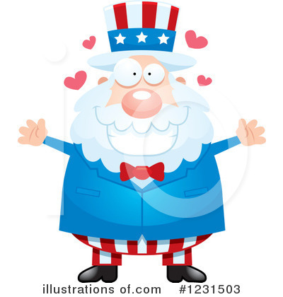 Royalty-Free (RF) Uncle Sam Clipart Illustration by Cory Thoman - Stock Sample #1231503